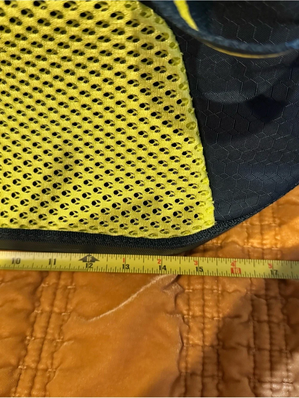 Kurgo Black and Neon Yellow Duffel Bag